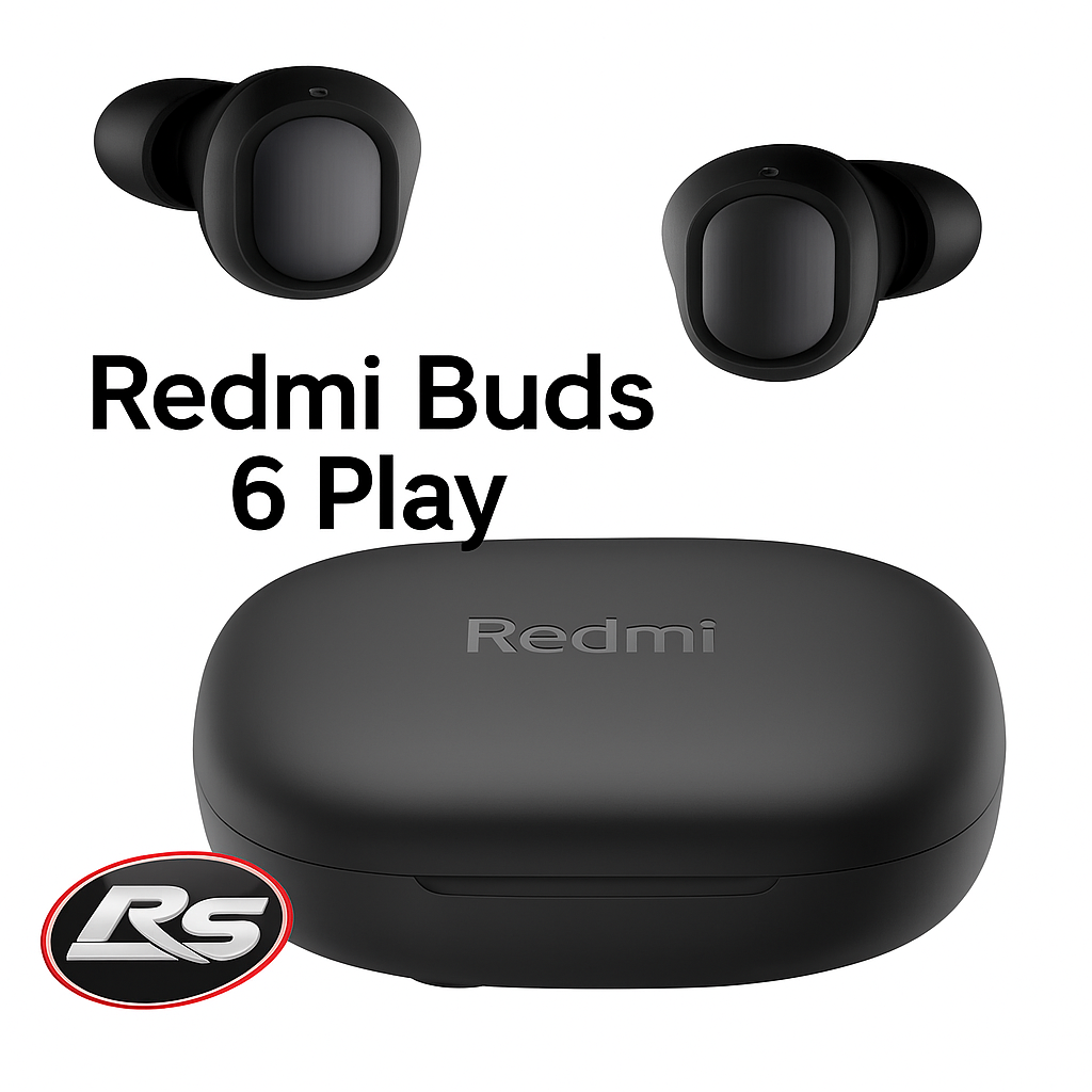 Fone de Ouvido Xiaomi Redmi Buds 6 Play Bluetooth Original - rs eletronicos sorocaba